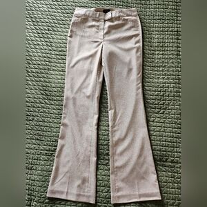 White House Black Market/WHBM Cream Linen Trousers NWT